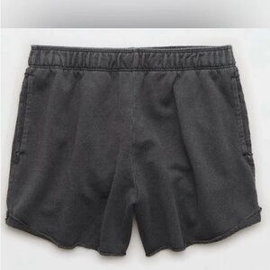 Aerie high waisted sweatshorts Smokey grey